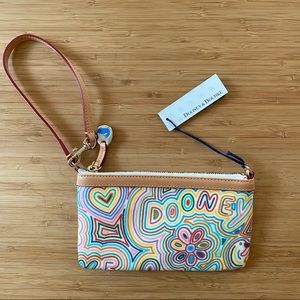 Dooney & Bourke Graffiti Large Slim Wristlet